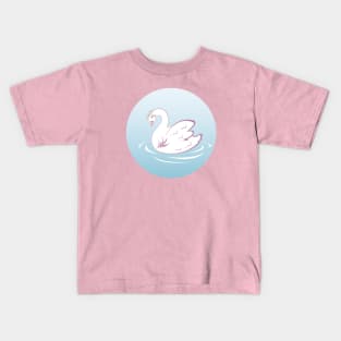 Swan flowers Kids T-Shirt